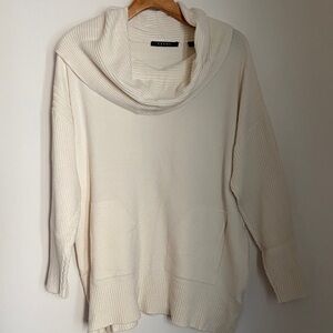 Cyrus Cream Cowl Neck Sweater
